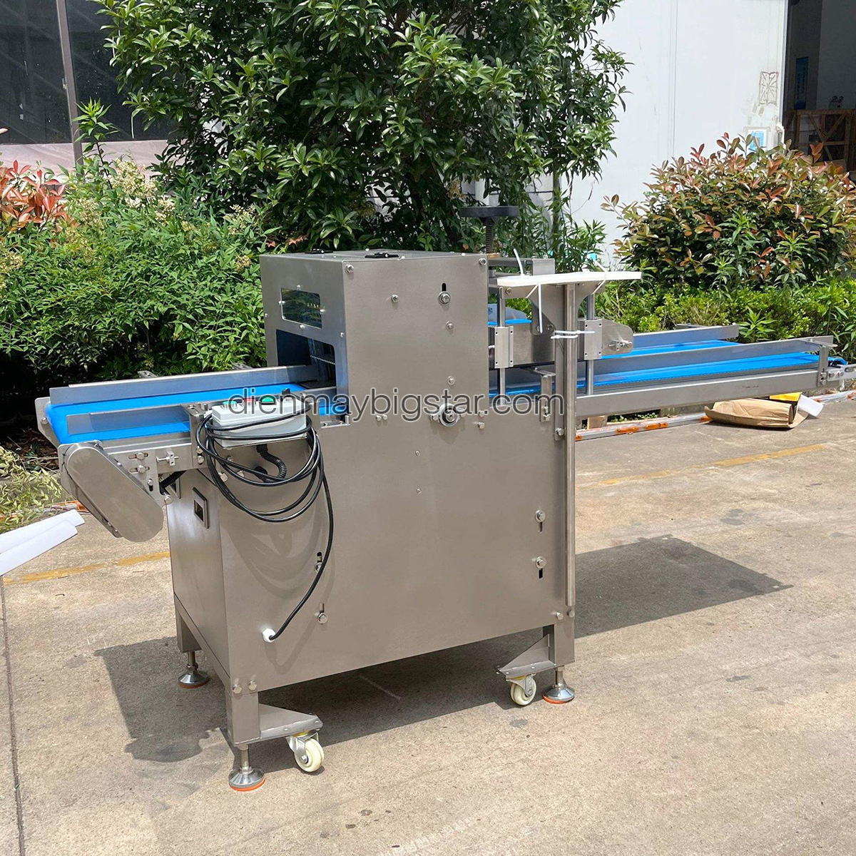 Máy cắt bánh sandwich tự động có băng tải WG-31LC 24 may cat banh sandwich tu dong co bang tai 2