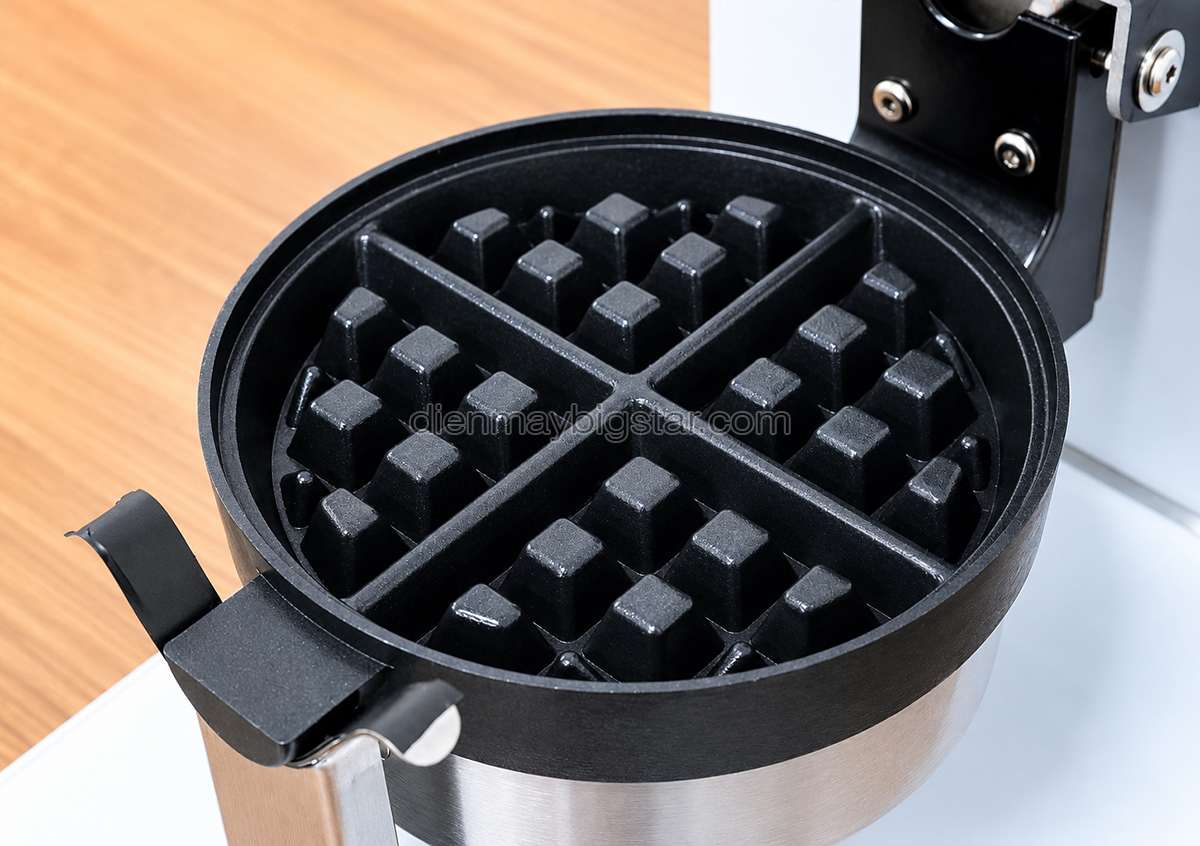 may lam banh waffle loai xoay BS 12RW 8