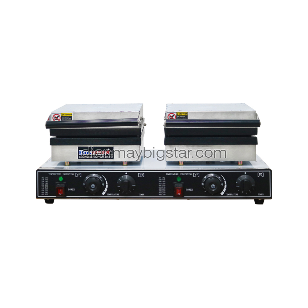 Máy làm bánh waffle vuông 2 ô đôi BF-2B-2 9 Máy làm bánh waffle vuông 2 ô đôi BF-2B-2 - Ảnh 2
