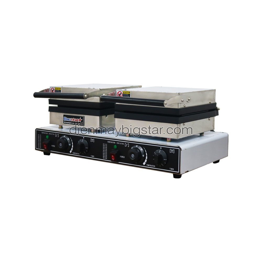 Máy làm bánh waffle vuông 2 ô đôi BF-2B-2 10 Máy làm bánh waffle vuông 2 ô đôi BF-2B-2 - Ảnh 3