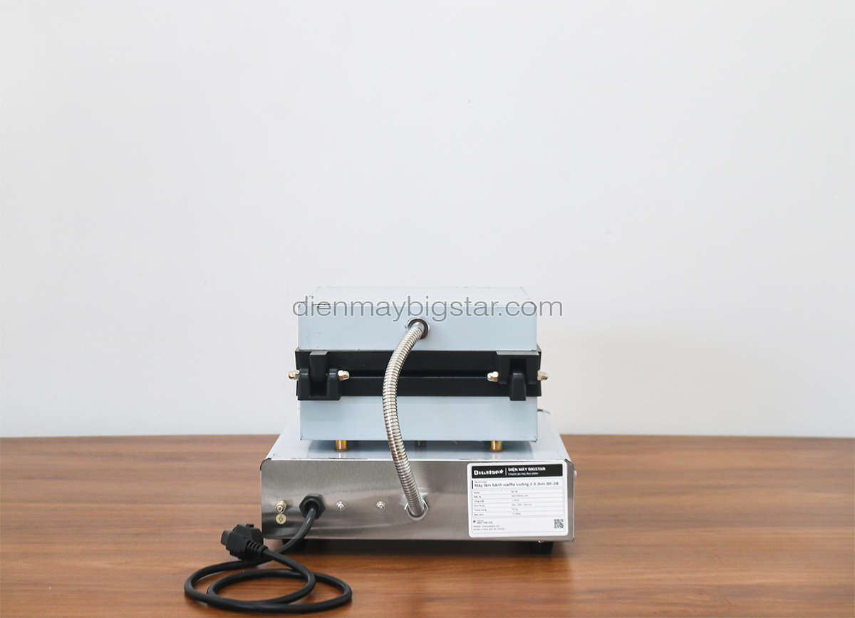 Máy làm bánh waffle vuông 4 ô đơn BF-4B 23 may lam banh waffle vuong 4 don BF 4B 10