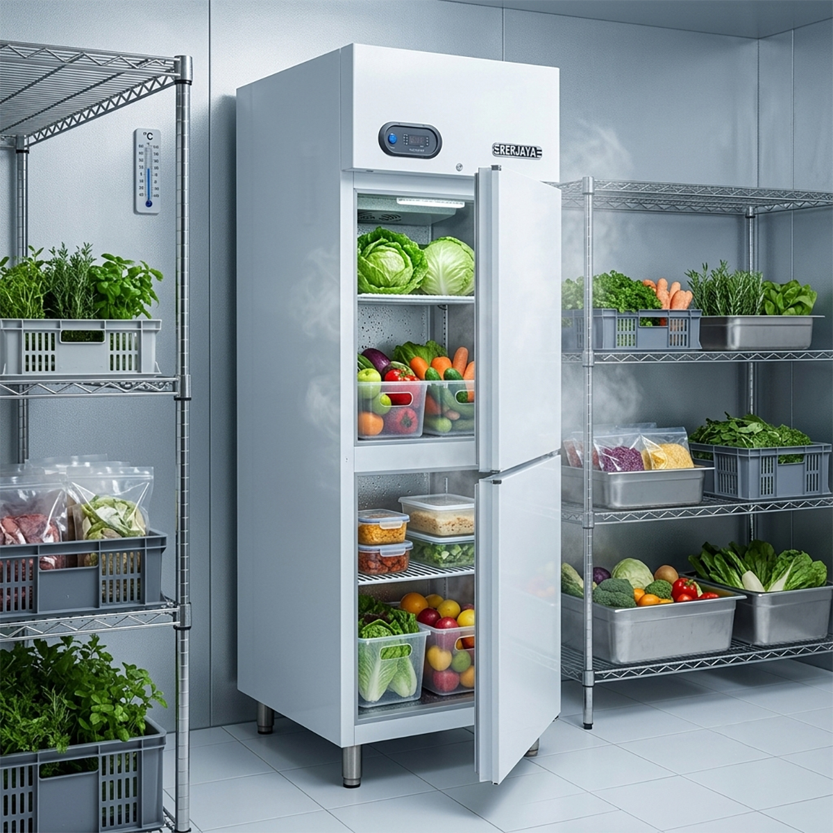 tu mat 2 canh inox berjaya BS 2DUC Z bigstar 6