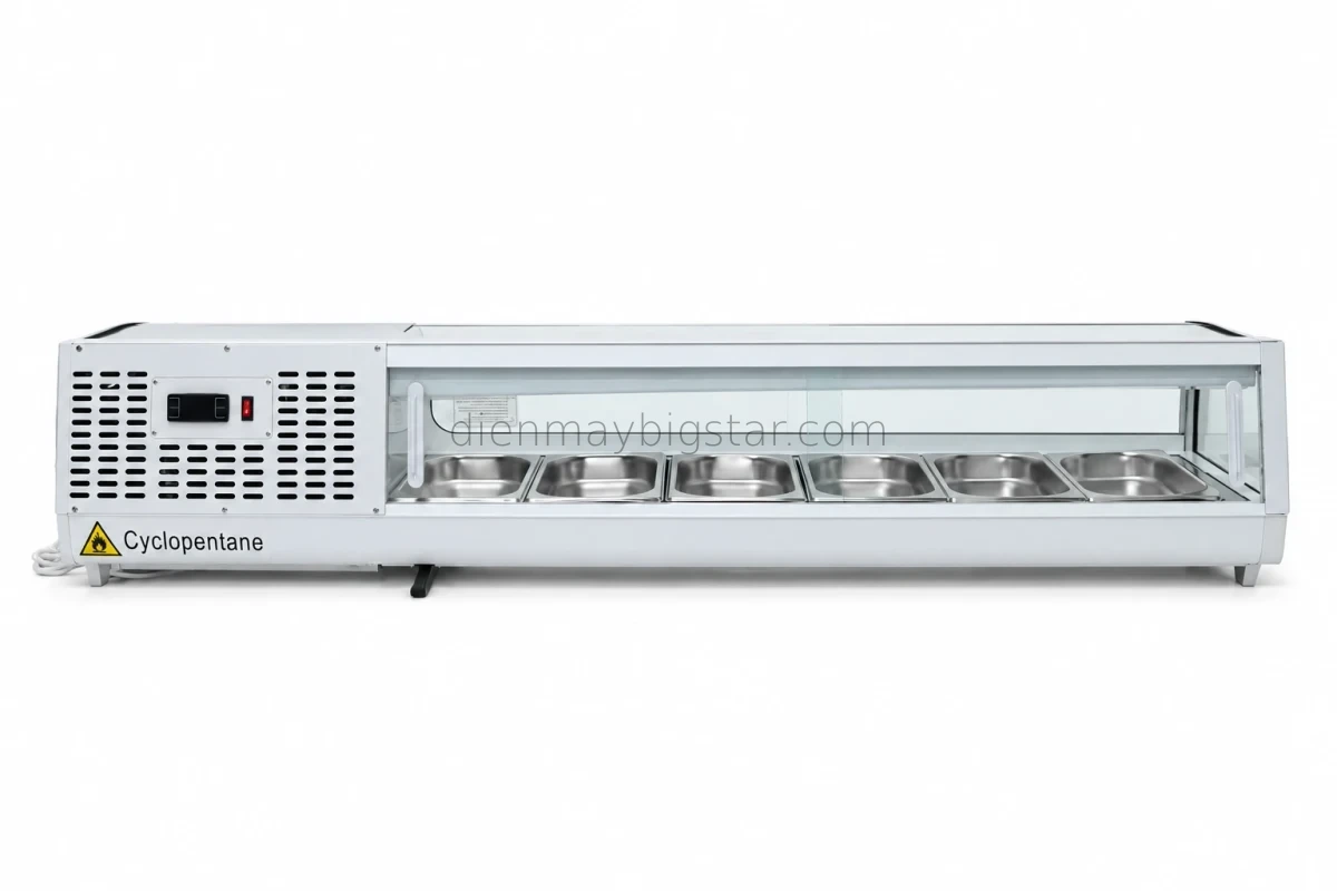 Tủ trưng bày sushi có làm lạnh 62 lít BSD-62L 18 tu mat ban mat bsd 62l 10