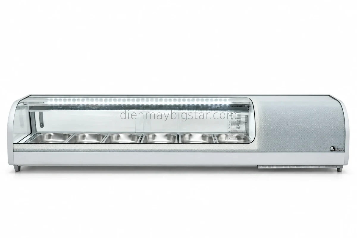 Tủ trưng bày sushi có làm lạnh 62 lít BSD-62L 15 tu mat ban mat bsd 62l 8