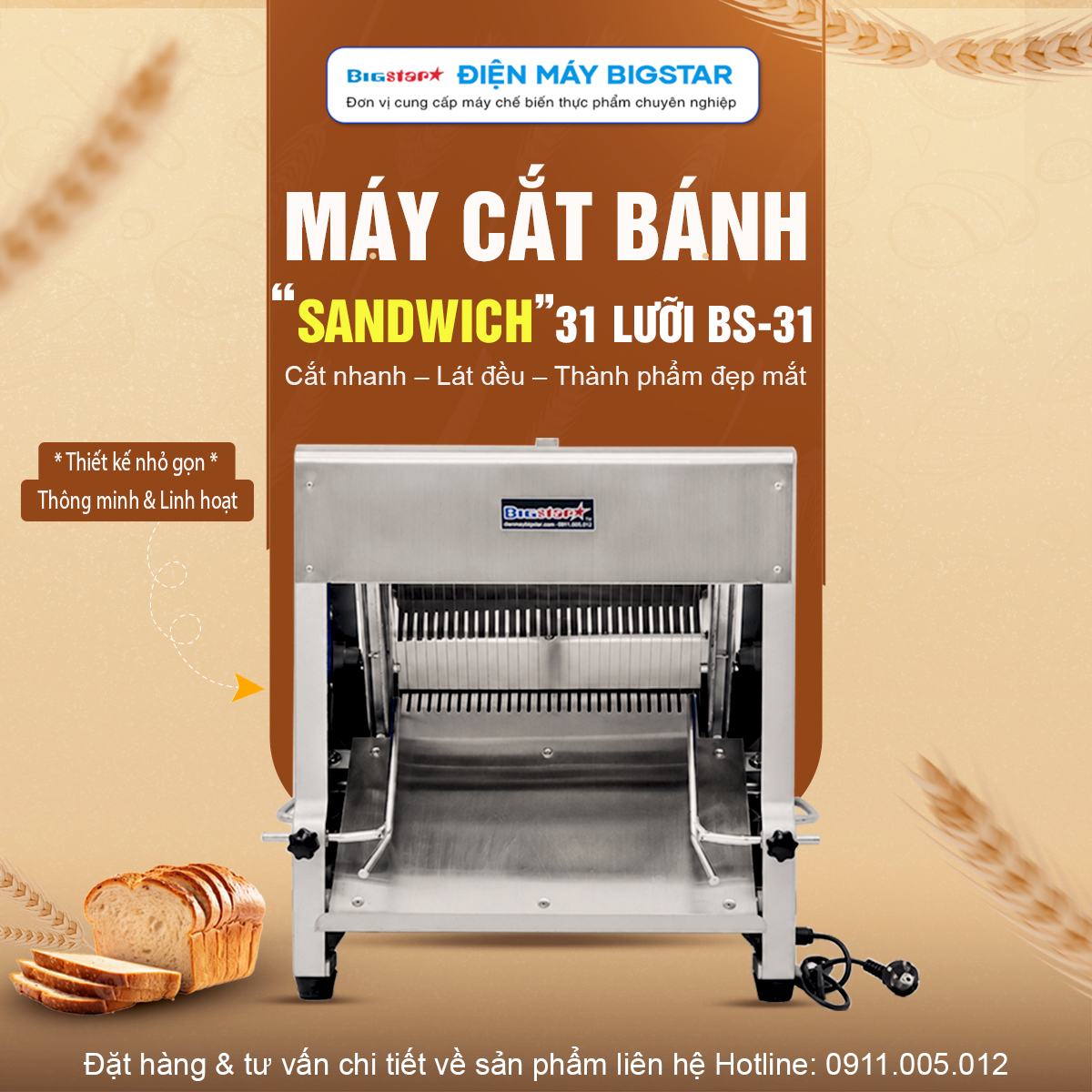 may cat banh mi sanwich 31 luoi BS 31 banner