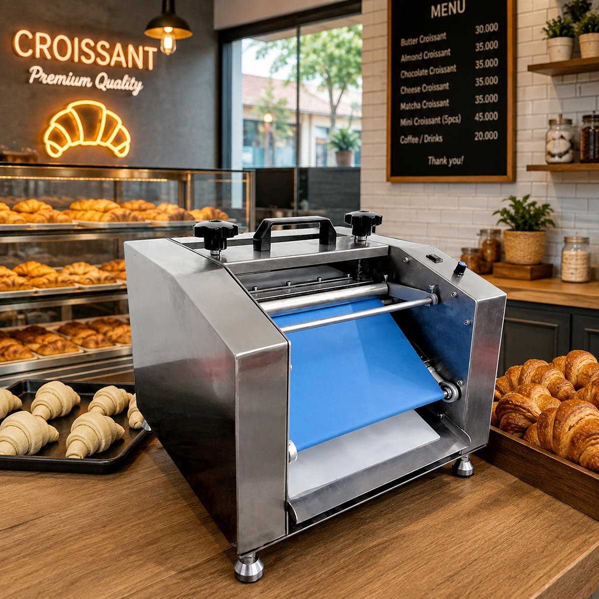 may tao hinh banh sung bo croissant wg 20c 6