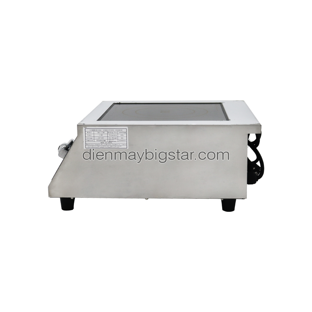Bếp từ đơn mặt phẳng 5KW 380V BKIC-5KW 11 Bếp từ đơn mặt phẳng 5KW 380V BKIC-5KW - Ảnh 3