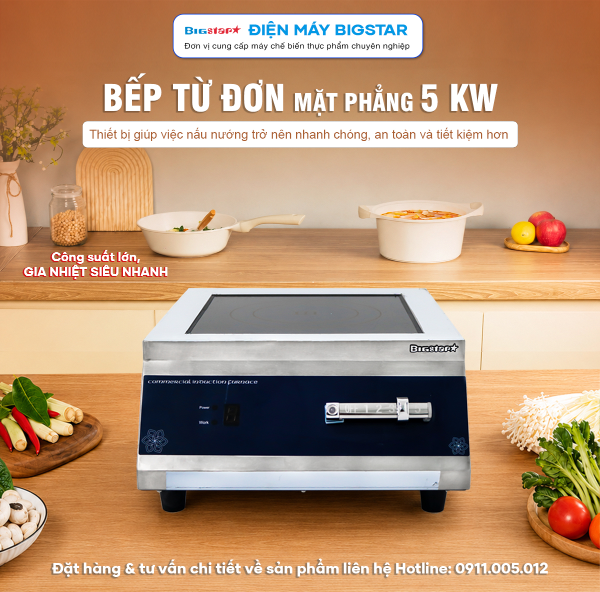 Bếp từ đơn mặt phẳng 5KW 380V BKIC-5KW 16 bep tu don mat phang 5KW banner