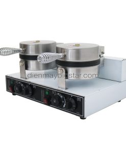may lam banh waffle tron doi BS 2E 3