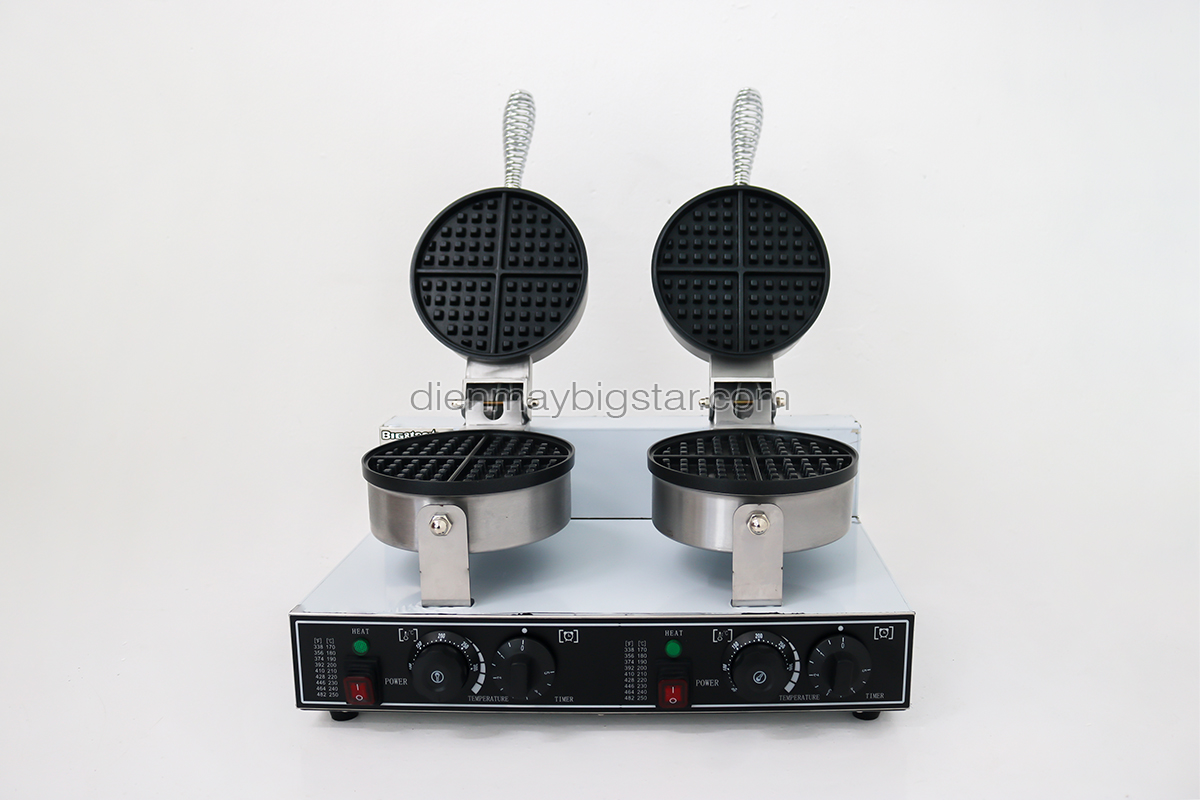 may lam banh waffle tron doi BS 2E 8