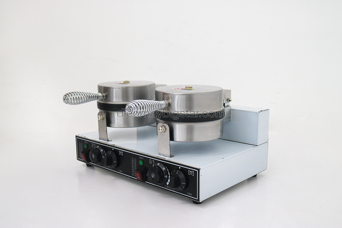 may lam banh waffle tron doi BS 2E 11
