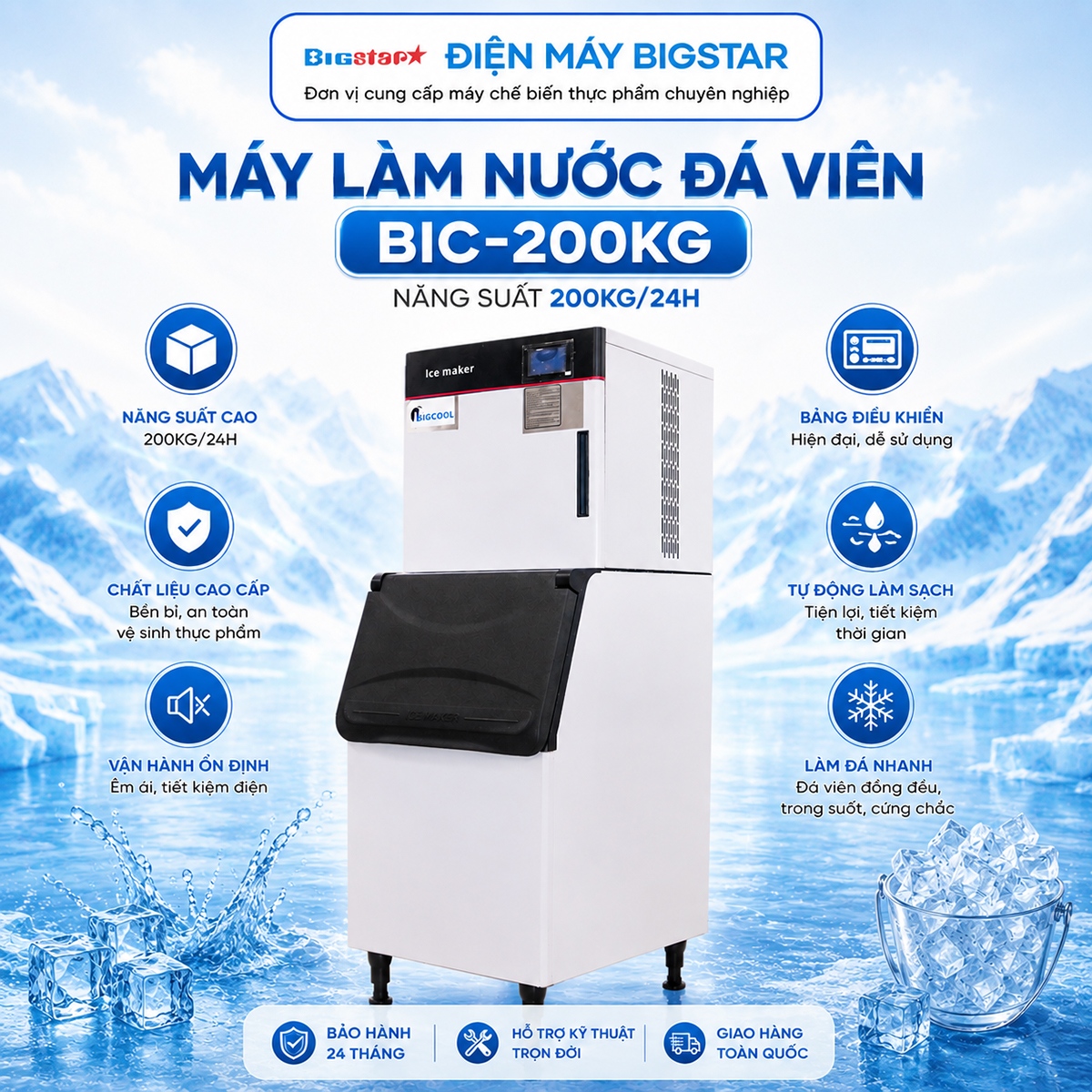 may lam nuoc da vien bic 200kg