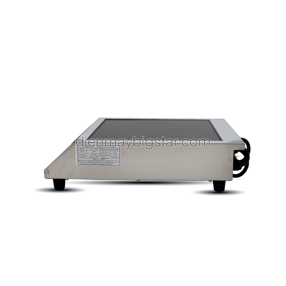 Bếp từ công nghiệp mặt phẳng cảm ứng BICT-3.5KW 220V 9 Bếp từ công nghiệp mặt phẳng cảm ứng BICT-3.5KW 220V - Ảnh 2