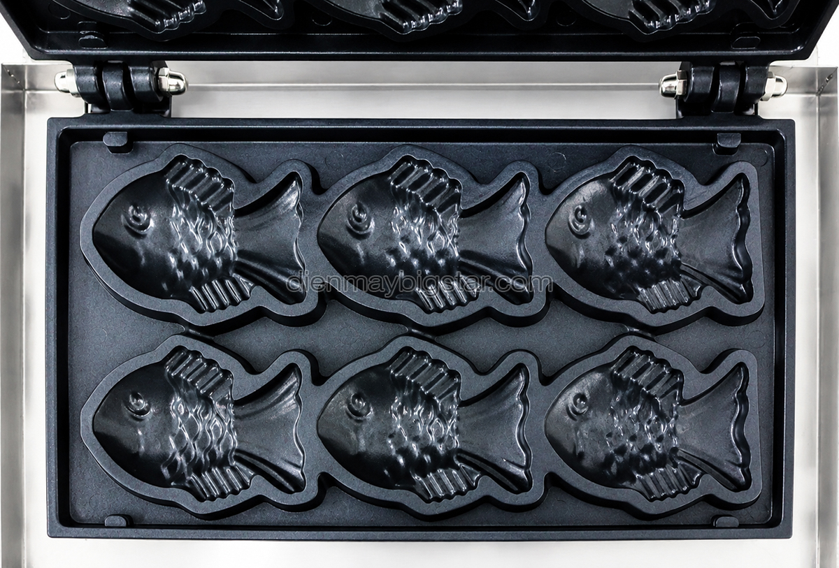 may lam banh ca taiyaki 6 khuon BSE Y6 10