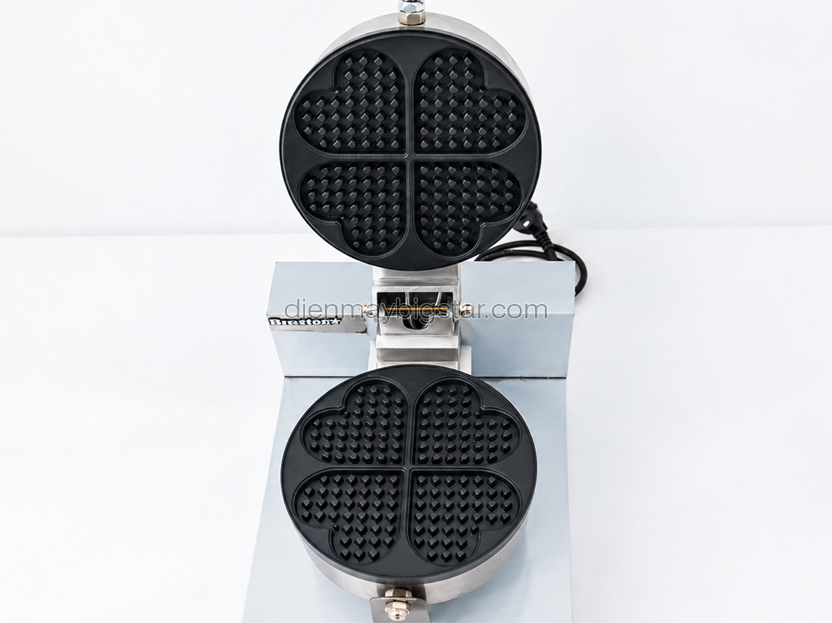 Máy làm bánh waffle 4 trái tim BS-4WF 20 may lam banh waffle 4 trai tim BS 4WF 8