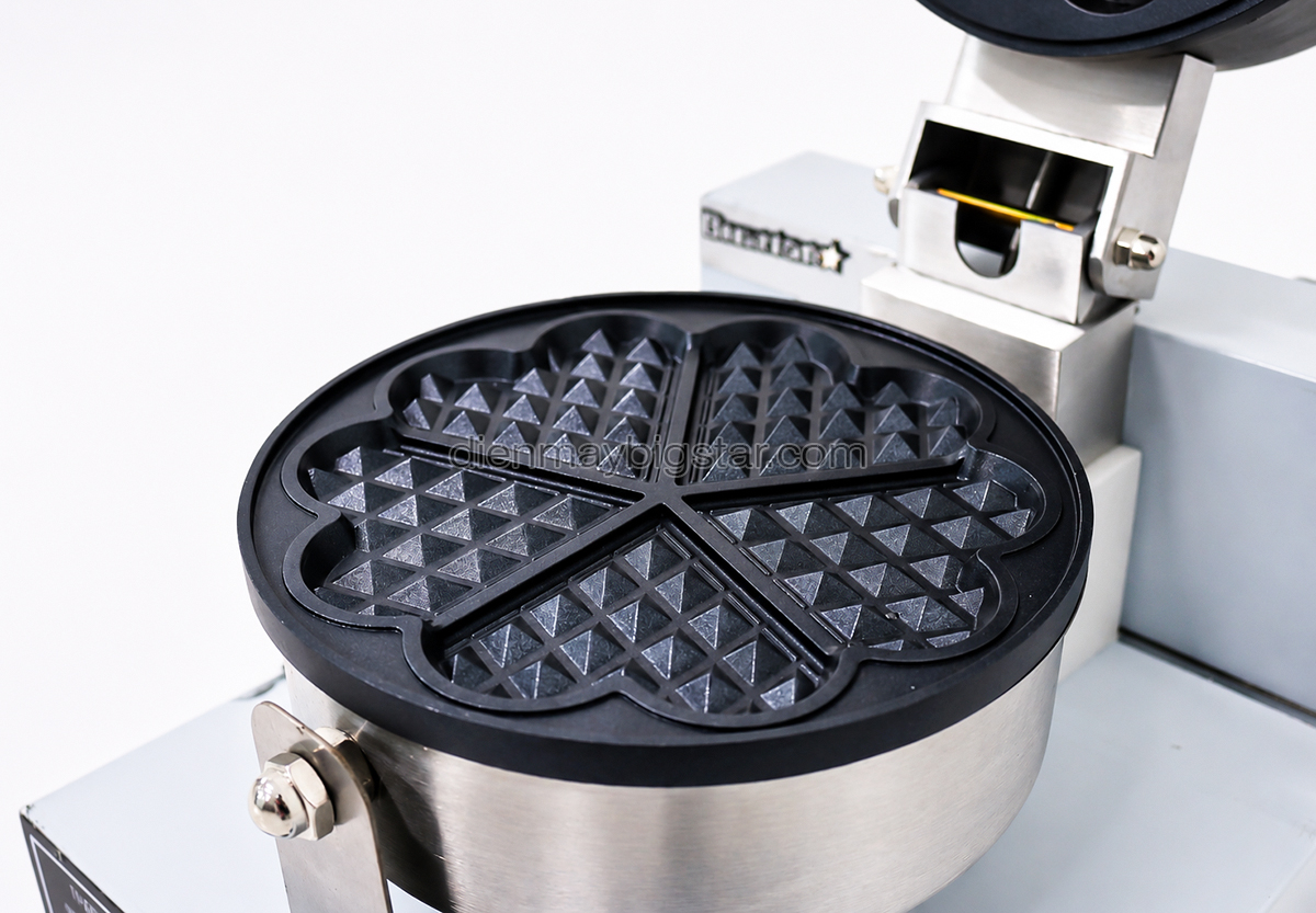may lam banh waffle 5 trai tim BS 5WF 7
