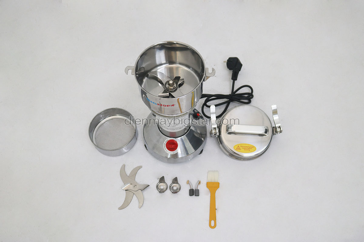 Máy xay bột khô QE-250 13 may xay bot kho min QE 250 4