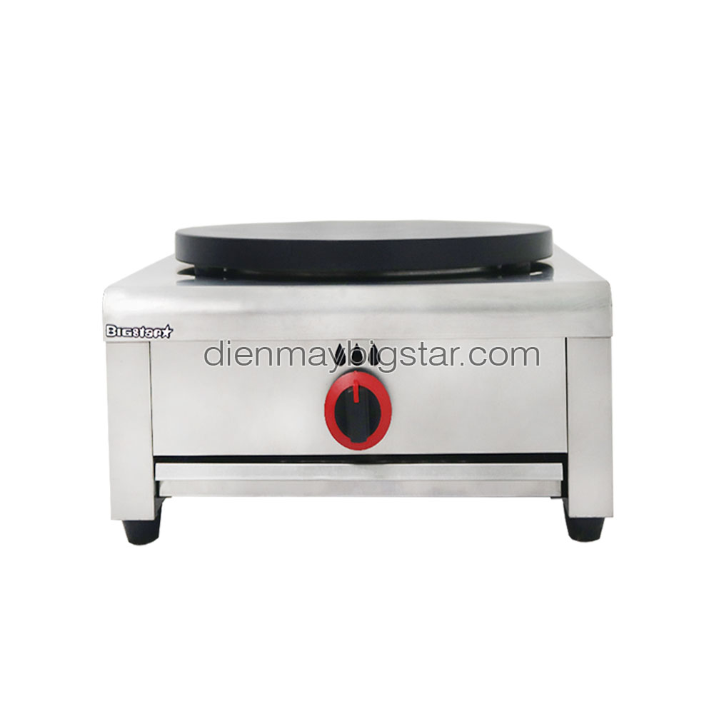 Bếp làm bánh crepe dùng gas 1 khuôn BS-01C
