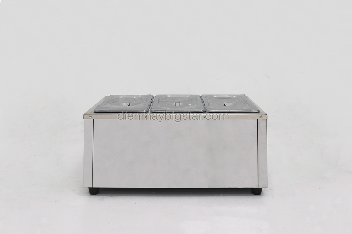 Quầy hâm nóng thức ăn 3 ngăn BS-3V 19 quay ham nong thuc an 3 ngan 220v 1.5kw BS 3V 3 3 1