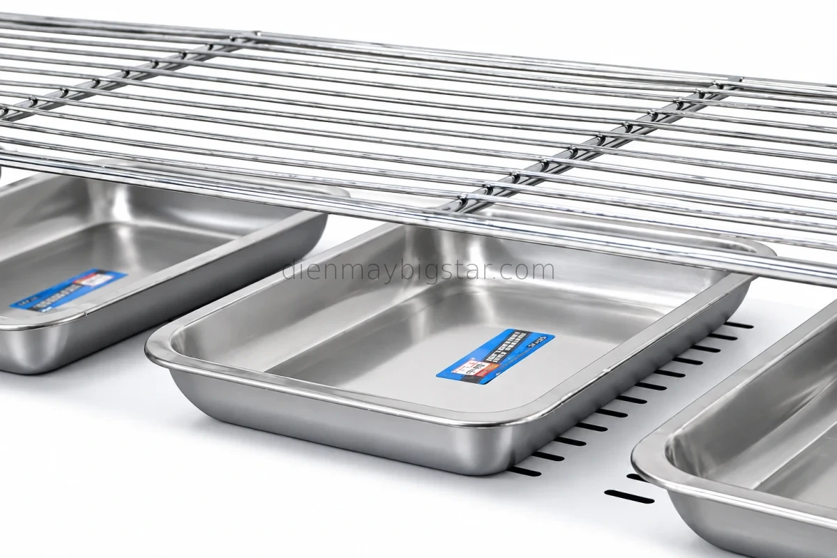 Tủ giữ nóng thức ăn 1200mm (ĐỎ) FY-4P 20 Tu giu nong banh kinh cong 4 khay 220V FY 4P 12