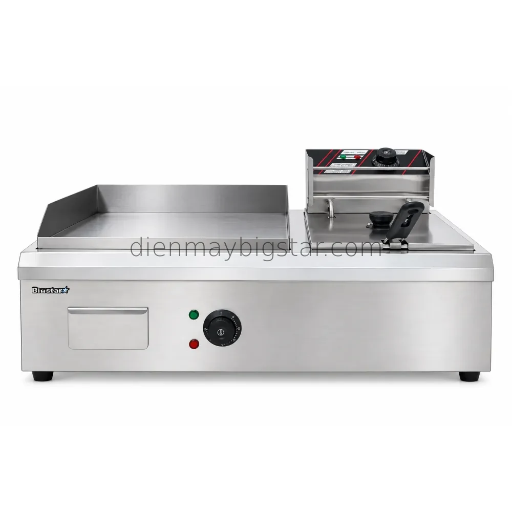 Bếp chiên nhúng kết hợp chiên phẳng dùng điện BEC-810