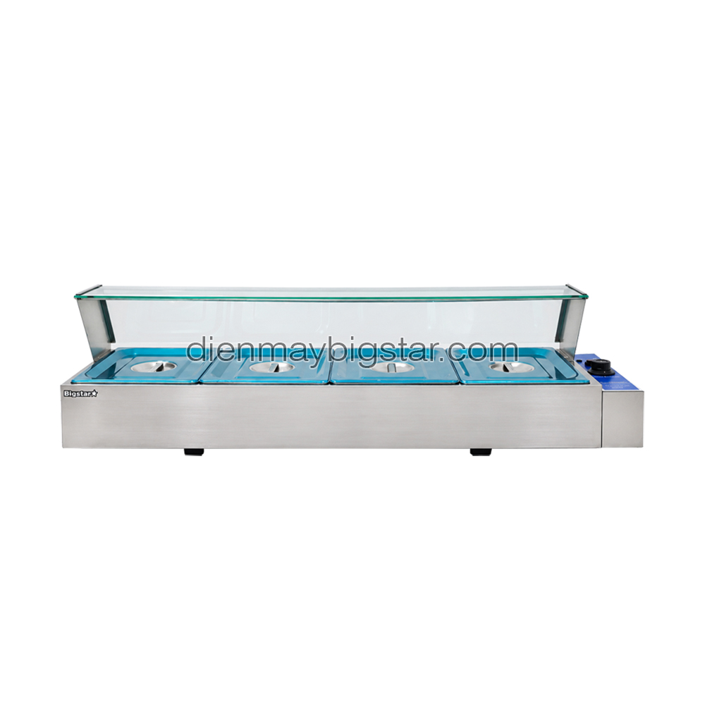 Quầy hâm nóng thức ăn 4 ngăn 1240mm BS-24V