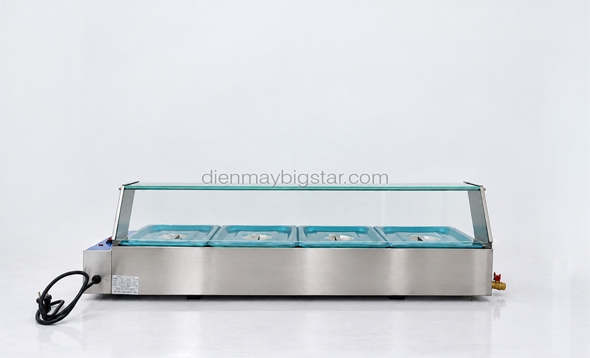 Quầy hâm nóng thức ăn 4 ngăn 1240mm BS-24V 18 quay ham nong thuc an 4 khay BS 24V 5