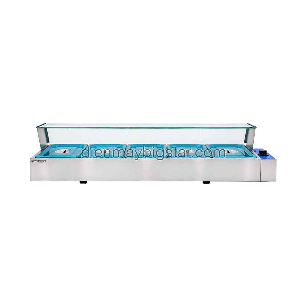 Quầy hâm nóng thức ăn 5 ngăn 1500mm BS-25V