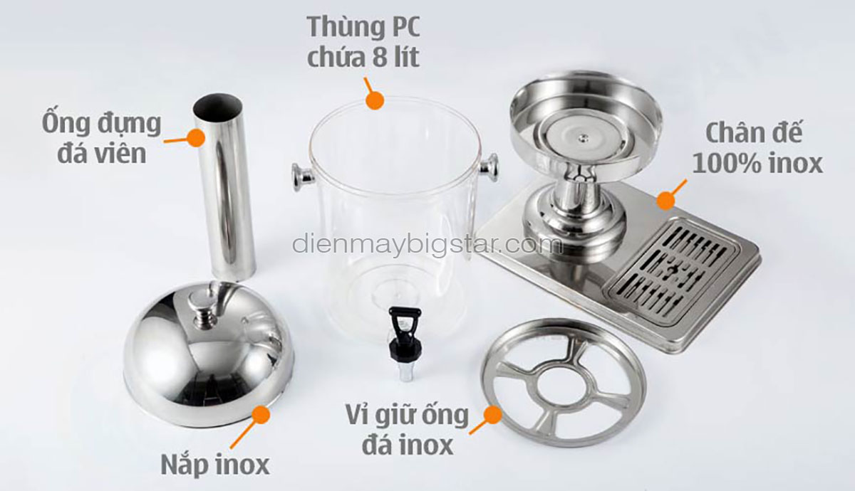 Binh Nuoc Ep Trung Bay 1 Ngan 8L Inox BS 81JD 5