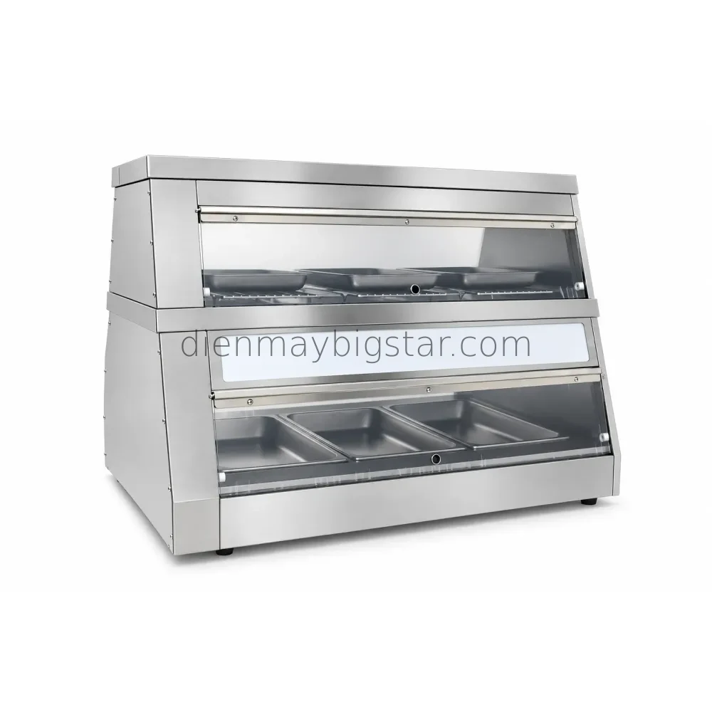 Tu giu nong banh 2 tang 3 khay 220V 2 4KW BS 6PB 11