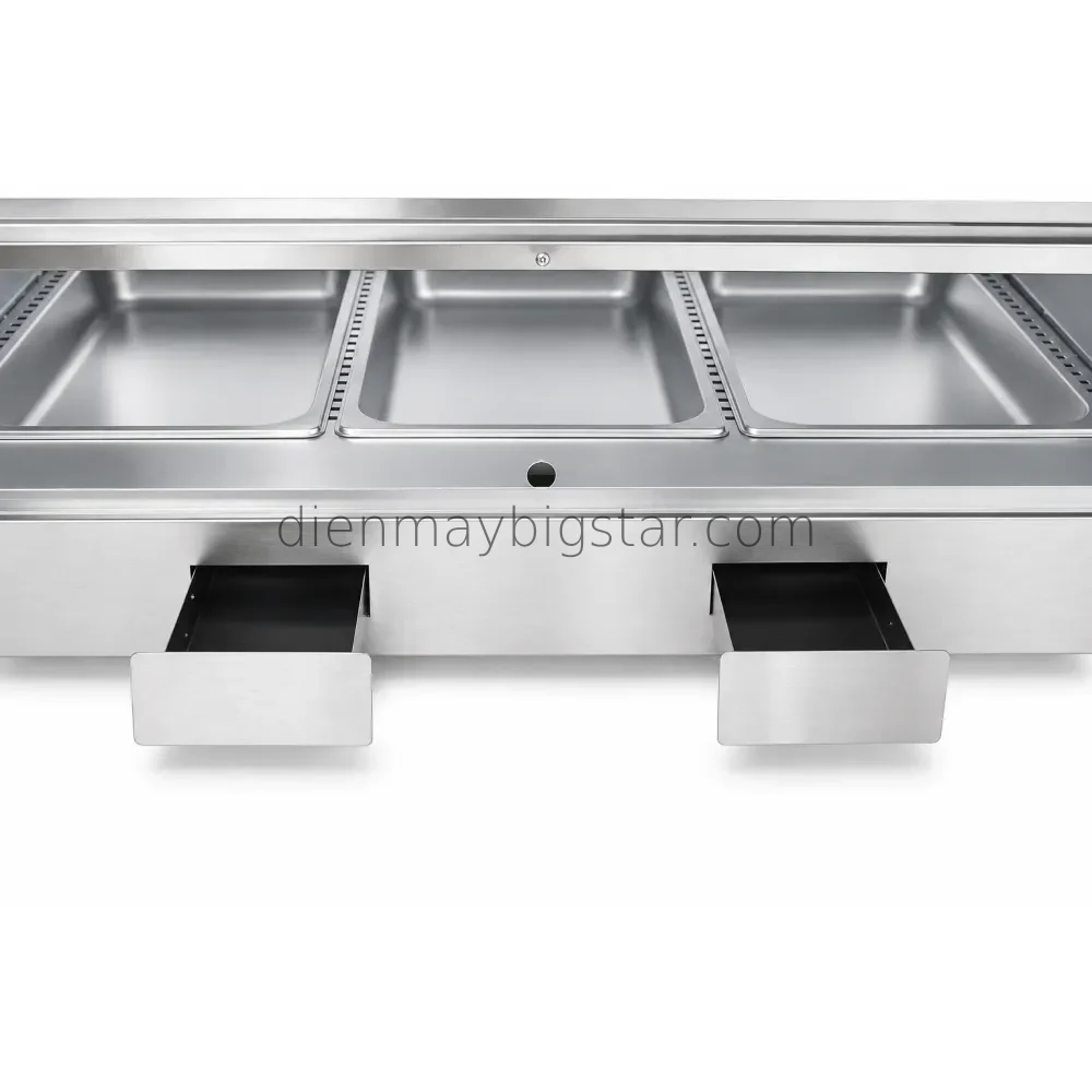 Tu giu nong banh 2 tang 3 khay 220V 2 4KW BS 6PB 12