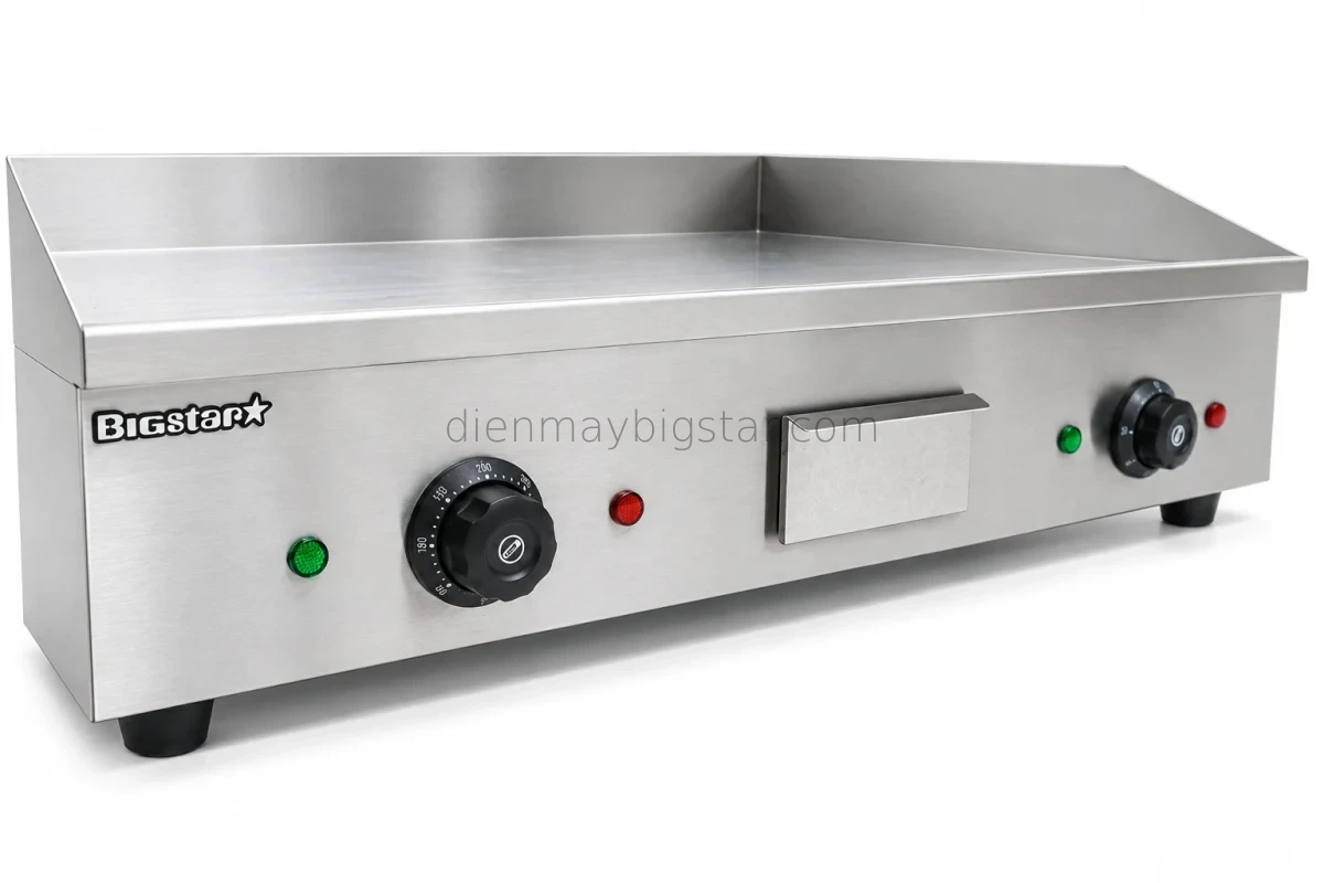 Bếp chiên phẳng dùng điện 2 vùng nhiệt BS-820 14 bep chien phang dung dien 2 vung nhiet 220v 4 4kw bs 820 5
