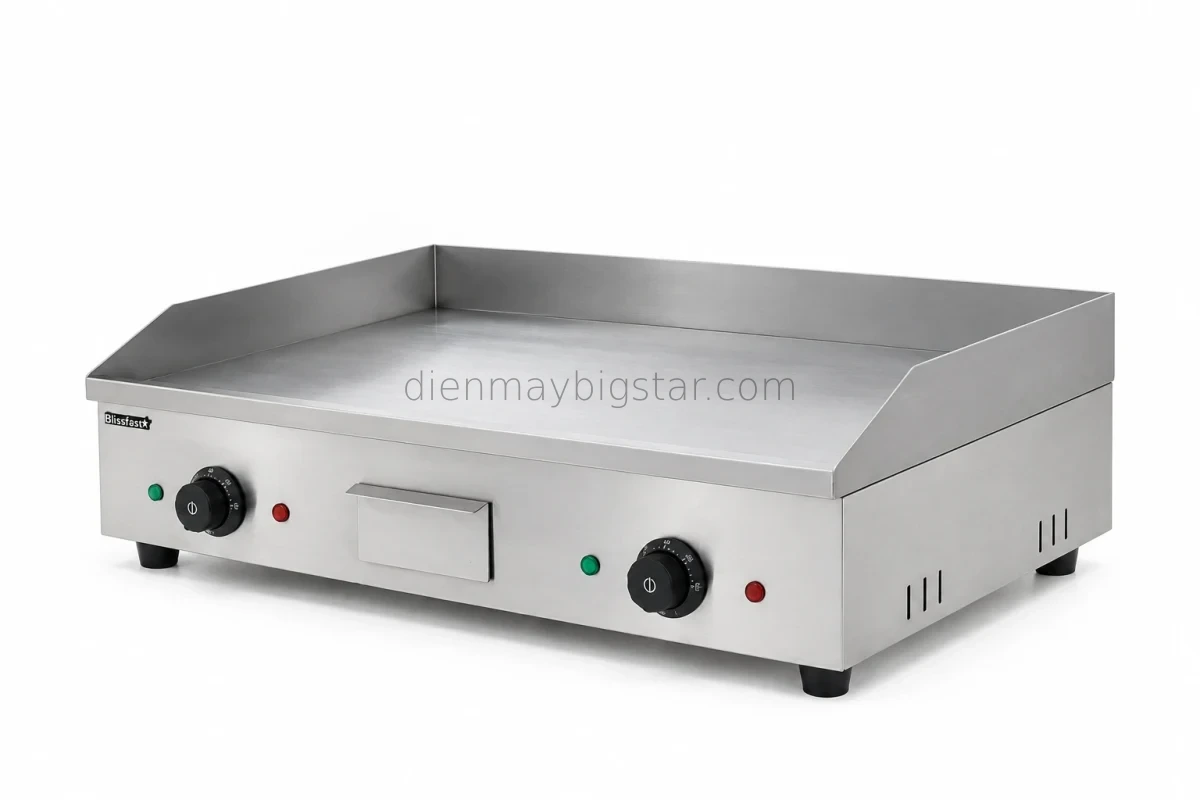 Bếp chiên phẳng dùng điện 2 vùng nhiệt BS-820 17 bep chien phang dung dien 2 vung nhiet 220v 4 4kw bs 820 8