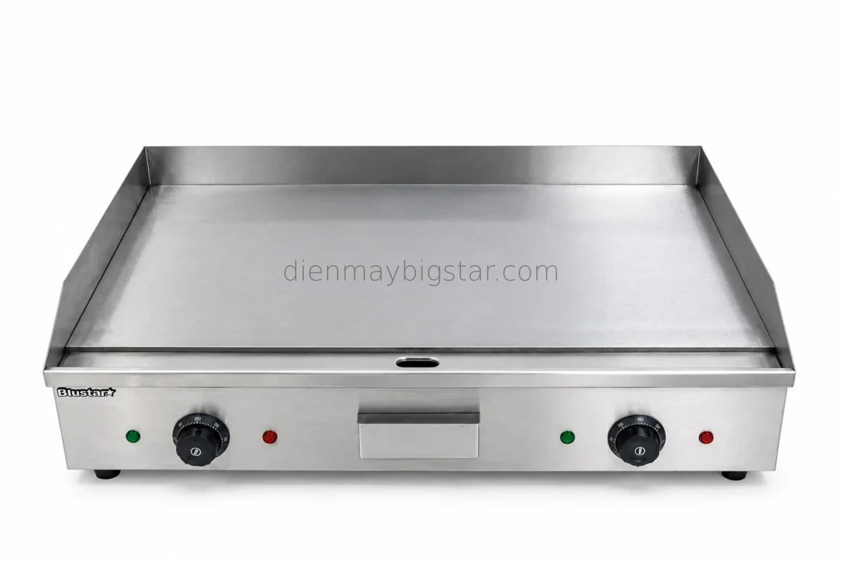 Bếp chiên phẳng dùng điện 2 vùng nhiệt BS-820 18 bep chien phang dung dien 2 vung nhiet 220v 4 4kw bs 820 10