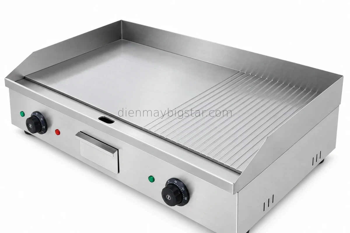 bep chien phang co ranh nuong dung dien 220v 4 4kw bs 822 8