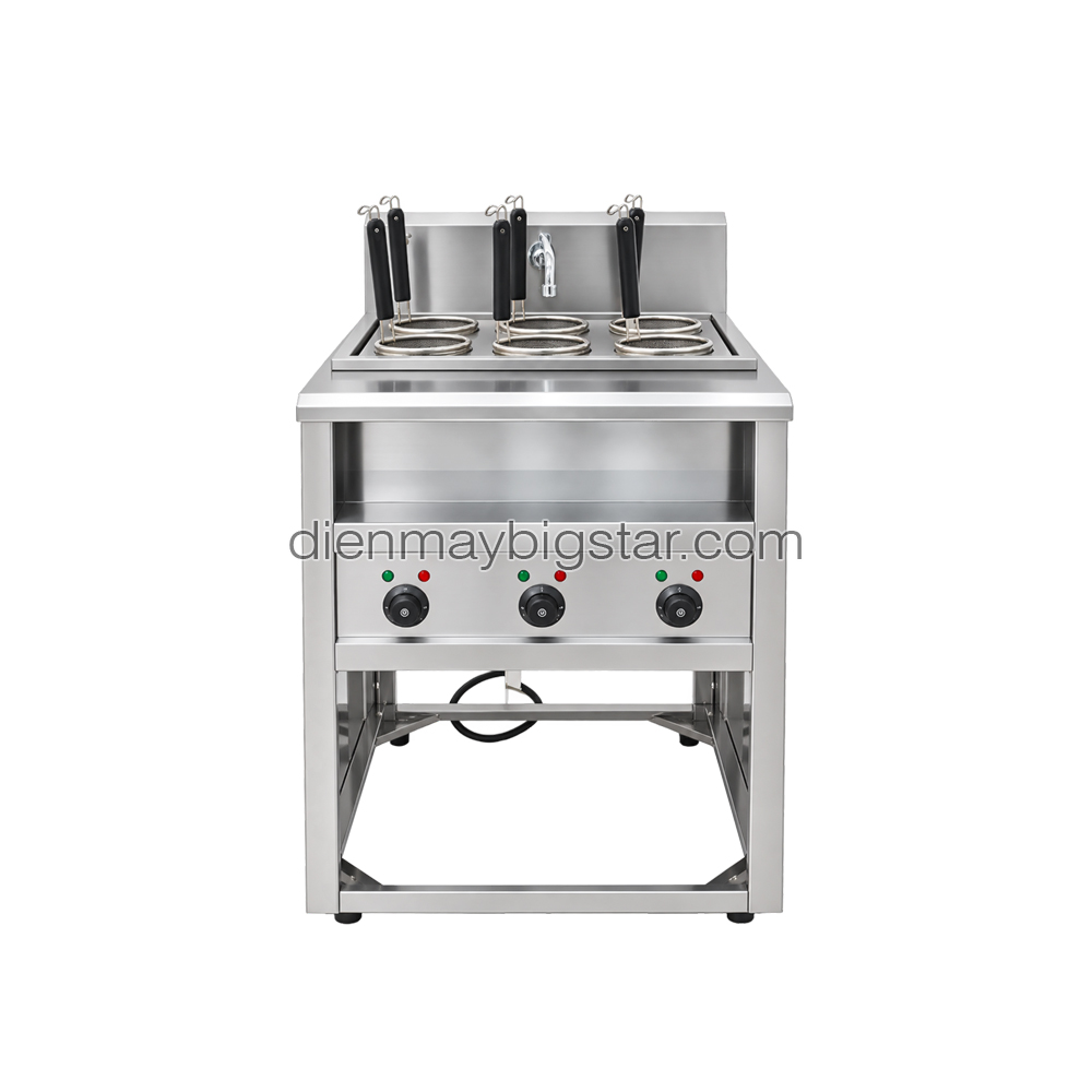 Bếp trụng mì điện chân cao 6 họng BSE-876