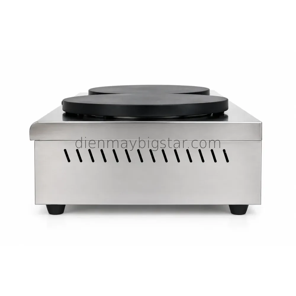Bếp làm bánh crêpe dùng gas 2 khuôn BS-02C 10 Bếp làm bánh crêpe dùng gas 2 khuôn BS-02C - Ảnh 4