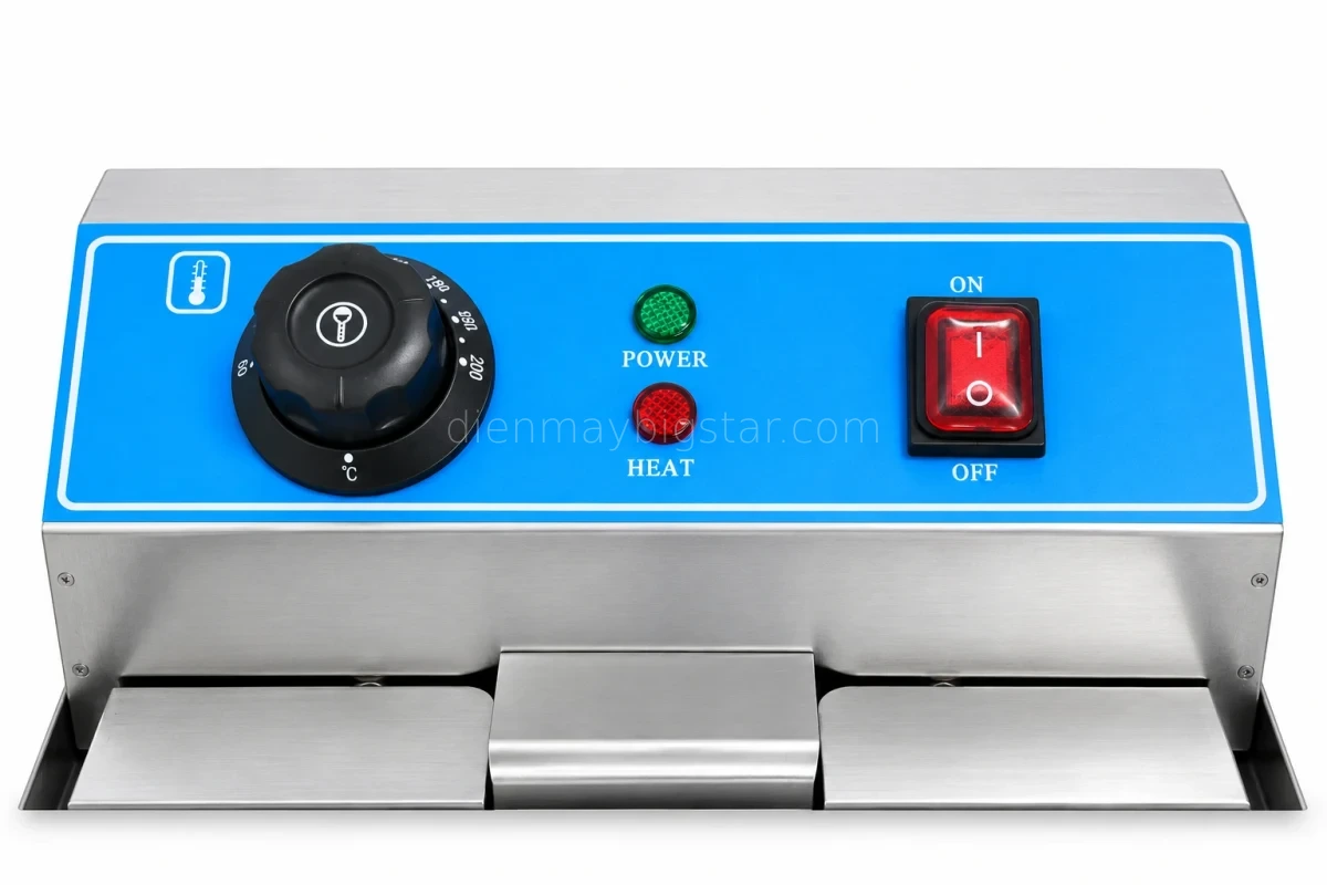 Bếp chiên nhúng điện đơn 10 lít có vòi BS-101L 17 bep chien nhung dien don 10 lit 220v 3 25kw bs 101l 6
