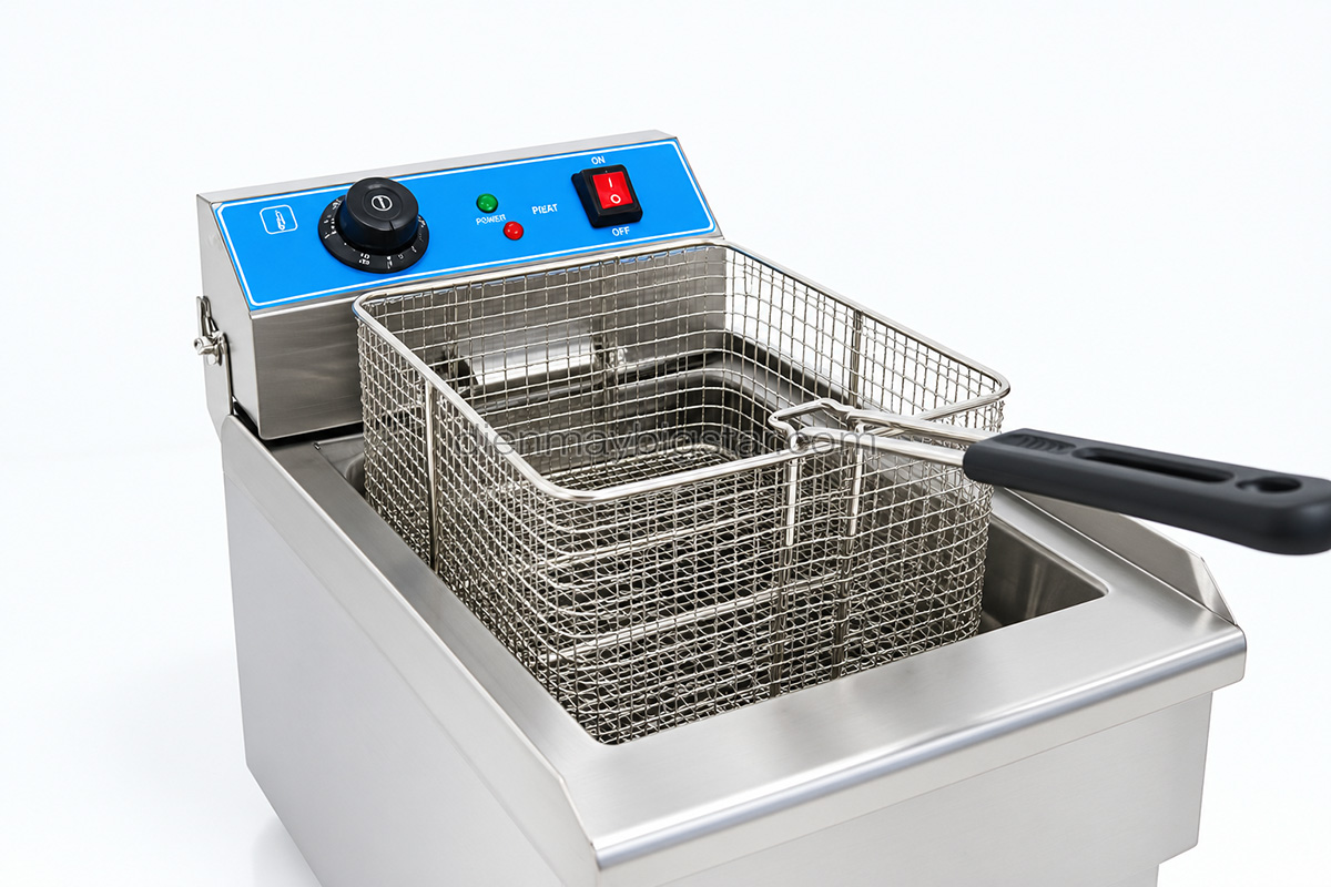 Bếp chiên nhúng điện đơn 10 lít có vòi BS-101L 14 bep chien nhung dien don 10 lit 220v 3 25kw bs 101l 12