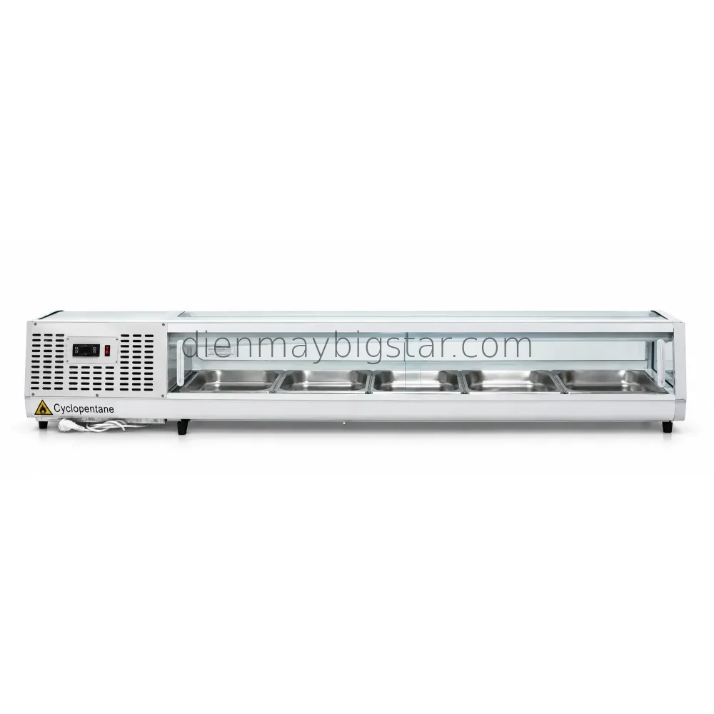Tủ trưng bày sushi có làm lạnh 132 lít BSD-132L 11 Tủ trưng bày sushi có làm lạnh 132 lít BSD-132L - Ảnh 4