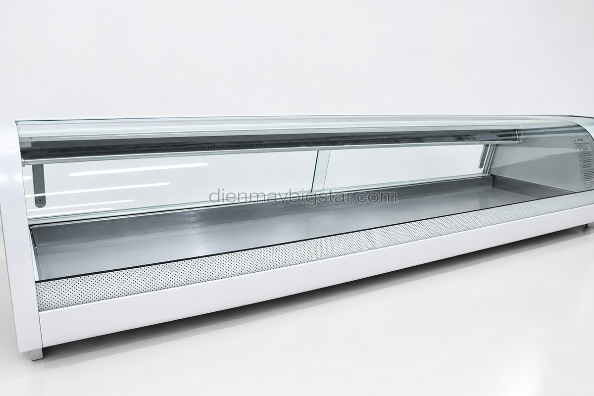Tủ trưng bày sushi có làm lạnh 132 lít BSD-132L 16 tu trung bay sushi 132L BSD 132L