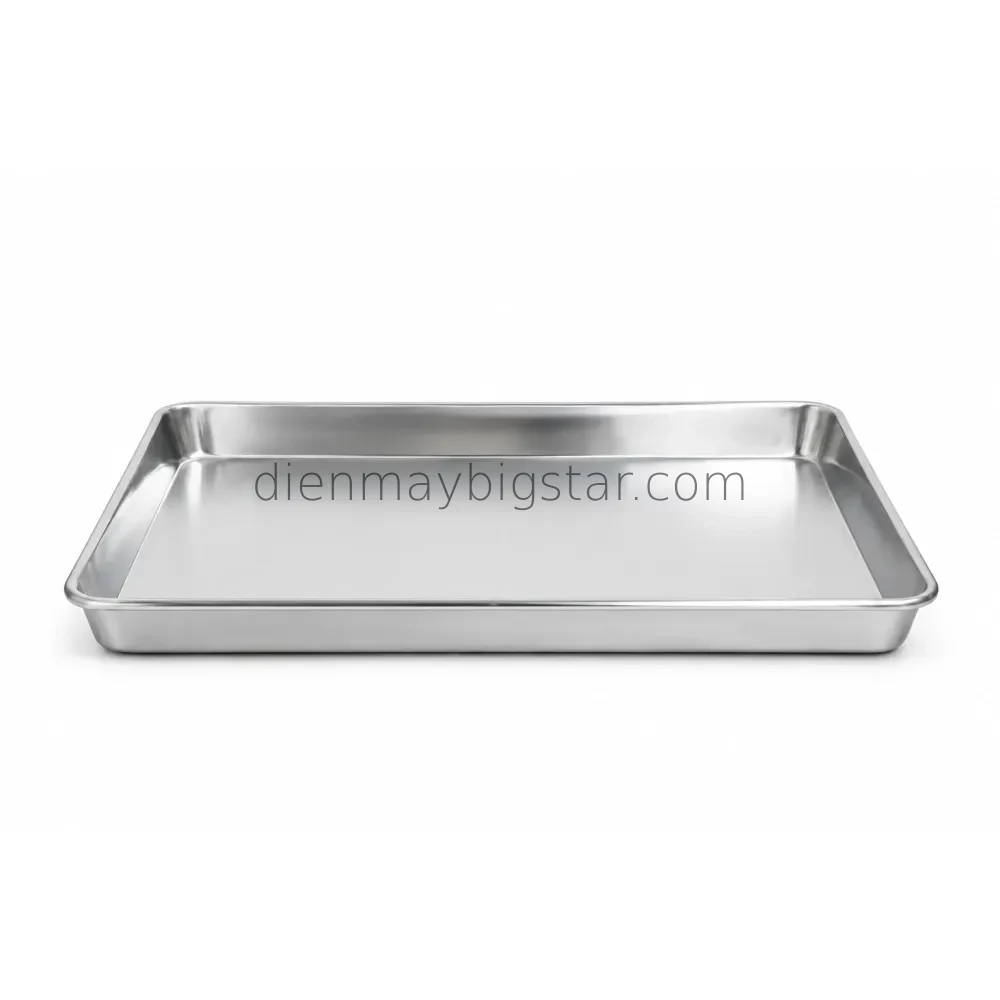 Khay nướng bánh nhôm 600x400x50mm ASBT-50B 6 Khay nướng bánh nhôm 600x400x50mm ASBT-50B - Ảnh 2