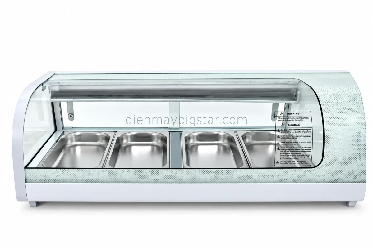 Tủ trưng bày sushi có làm lạnh 42 lít BSD-42L 14 tu mat ban mat tu trung bay sushi co lam lanh 42 lit 220v bsd 42l 9