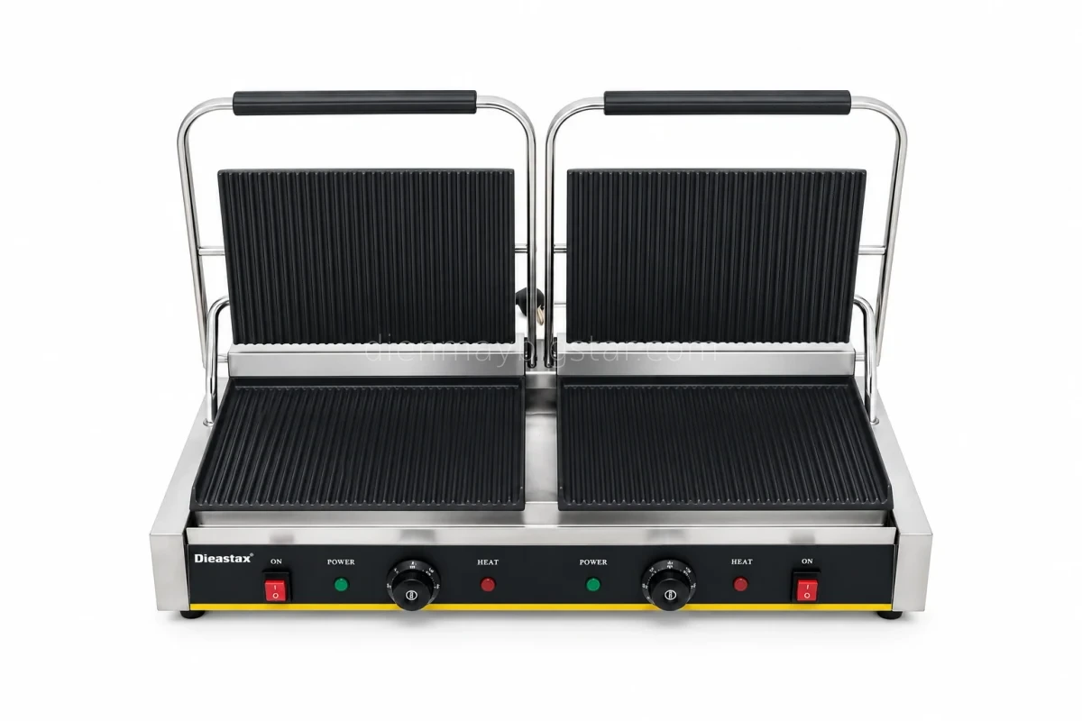 May kep nuong banh mi da nang doi 220V 4 4KW BS 813E 10