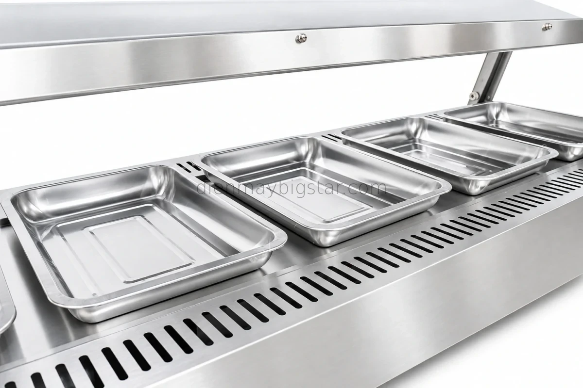 Tủ giữ nóng thức ăn 10 khay 1500mm BS-2*5 16 tu giu nong thuc pham tu giu nong thuc an 10 khay 1500mm bs 2 5 11
