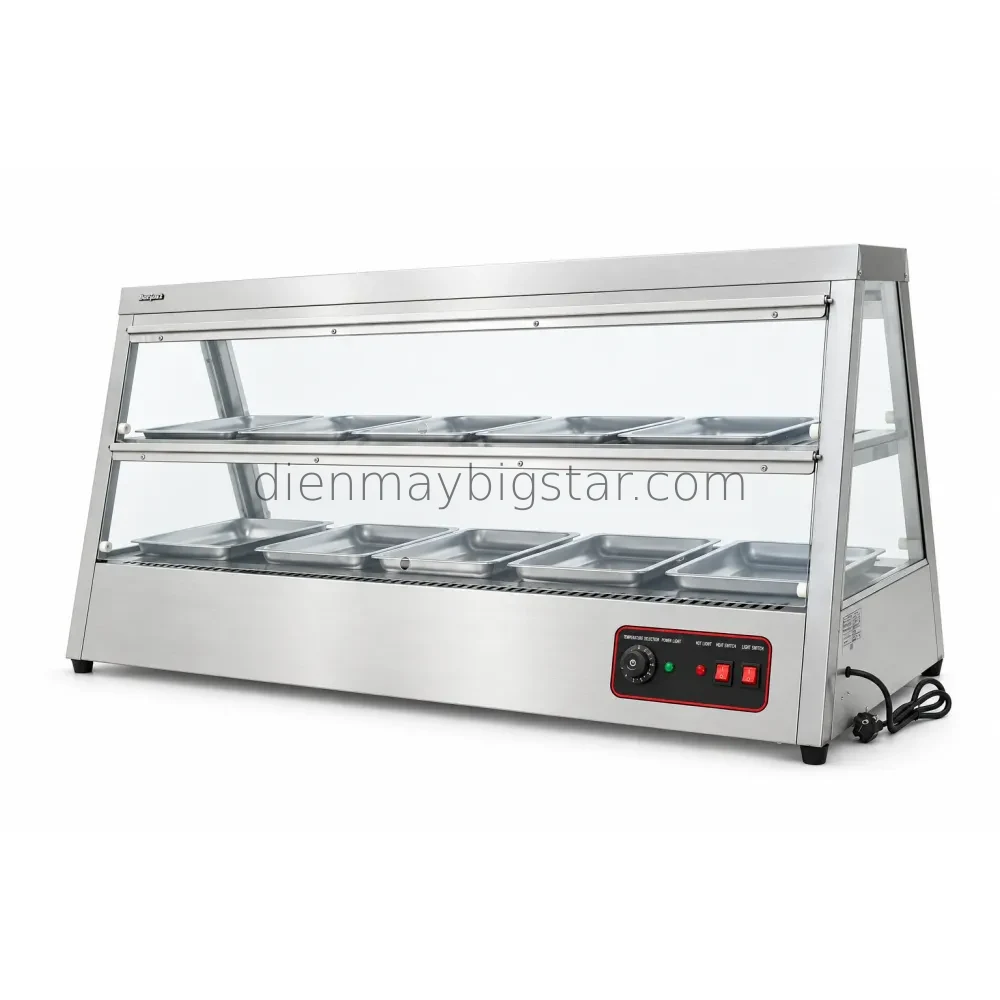Tủ giữ nóng thức ăn 10 khay 1500mm BS-2*5 11 Tủ giữ nóng thức ăn 10 khay 1500mm BS-2*5 - Ảnh 4