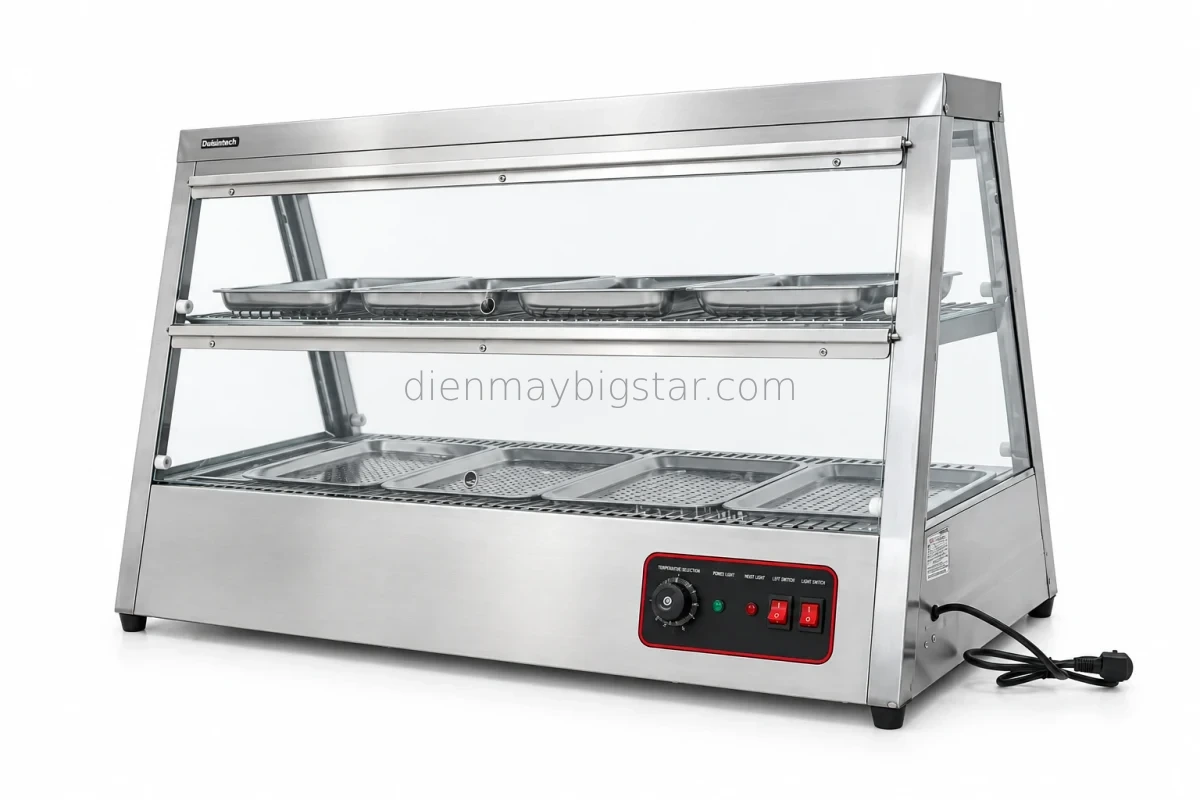 tu giu nong thuc an 8 khay 1200mm bs 2x4 10