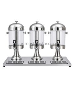 Bình nước ép trưng bày 3 ngăn 24L inox BS-83JD