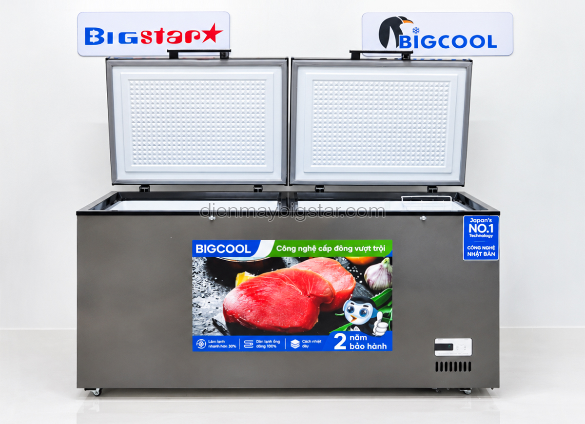 Tủ đông nằm 700L 1m7 BigCool SS-700L (ĐEN) 17 tu dong nam 1m7 bigcool ss 700Lden 4