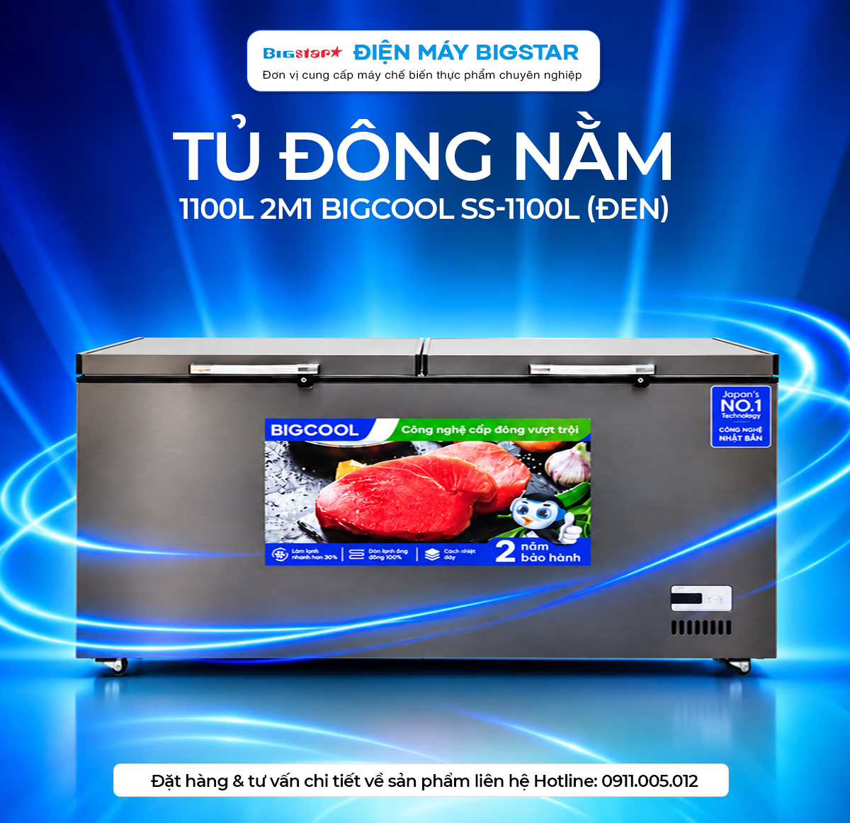 tu dong nam 1100L 2m1 Bigcool SS 1100L banner